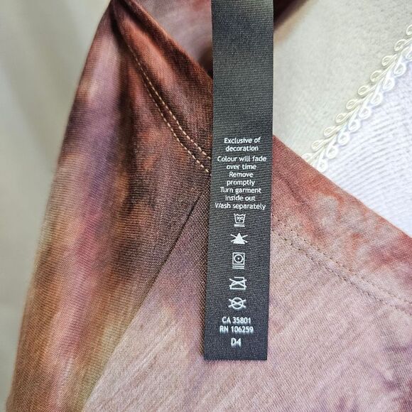 Lululemon Lab Wool Blend Tie Dye Long Sleeve Shirt Size Medium - Picture 5 of 9